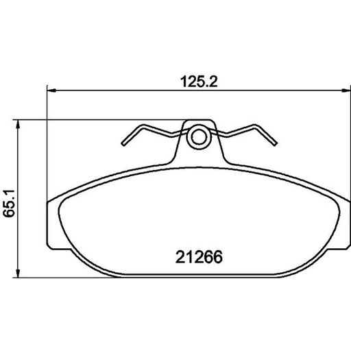 DON Front Brake Pad Set PCP1466