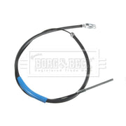 Borg & Beck Handbrake Cable Left Rear BKB1387