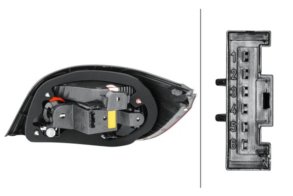 Hella 2VP 008 679-111 Tail Light Assembly