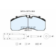 Textar Front Brake Pad Set 2927802
