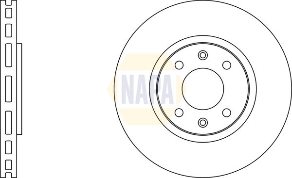 NAPA Front Vented & Rear Vented Brake Discs & Pads fits CITROËN OPEL PEUGEOT
