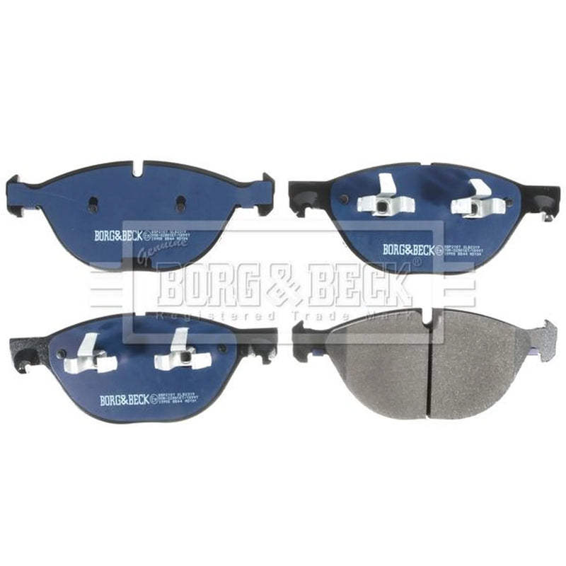 Borg & Beck 4 x Front Brake Pad Set BBP2187