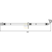 NAPA Brake Hydraulic Hose Line Rear NBH1336