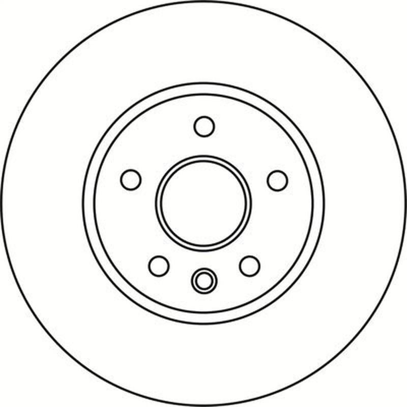 Abtex 2 x Vented Front Brake Discs BD1548V
