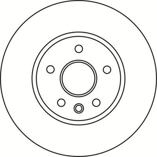 Abtex 2 x Vented Front Brake Discs BD1548V