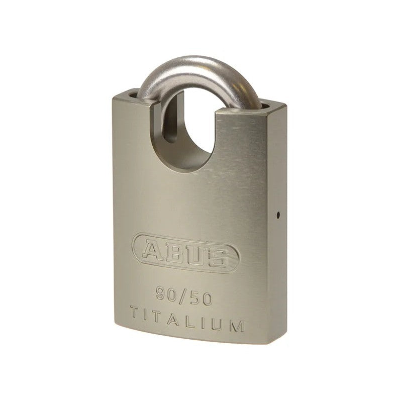 ABUS Mechanical 90RK/50 TITALIUM™ Padlock Closed Shackle Carded - 10055902-01