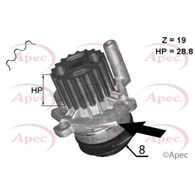 Apec Engine Cooling Water Pump AWP1045