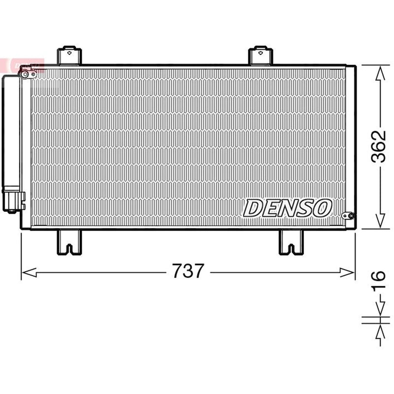 Denso Air Conditioning Condenser DCN40029