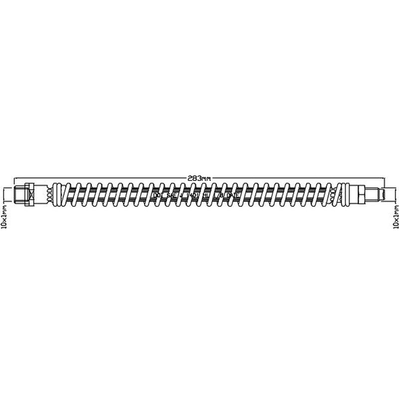 Juratek Brake Hydraulic Hose Line Rear JBH1141