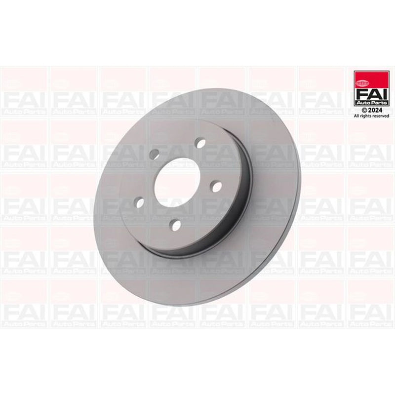 FAI 2 x Solid Rear Brake Discs BD161