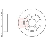 Apec 2 x Vented Front Brake Discs DSK2763
