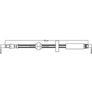 Abtex Brake Hydraulic Hose Line Front ABH1290