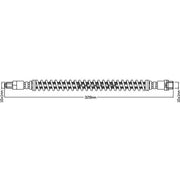 Juratek Brake Hydraulic Hose Line Rear JBH1221