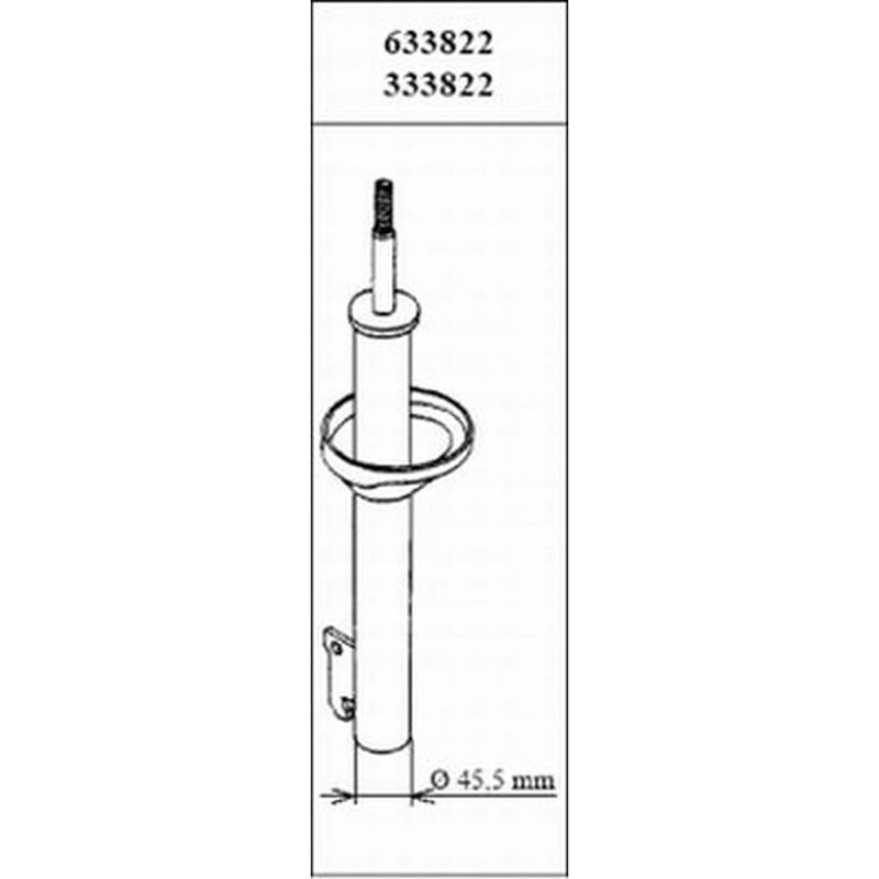 KYB Shock Absorber Damper Strut Front 633822