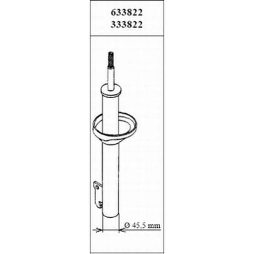 KYB Shock Absorber Damper Strut Front 333822