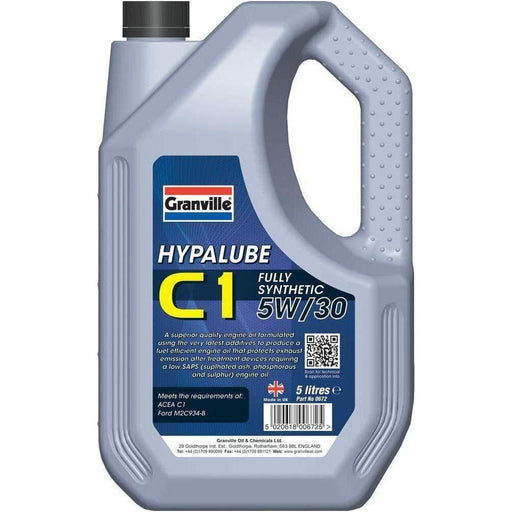 5w30 Fully Synthetic Engine Oil C1 5 Litre Petrol and Diesel ACEA:C1 Granville Granville  - Town Parts