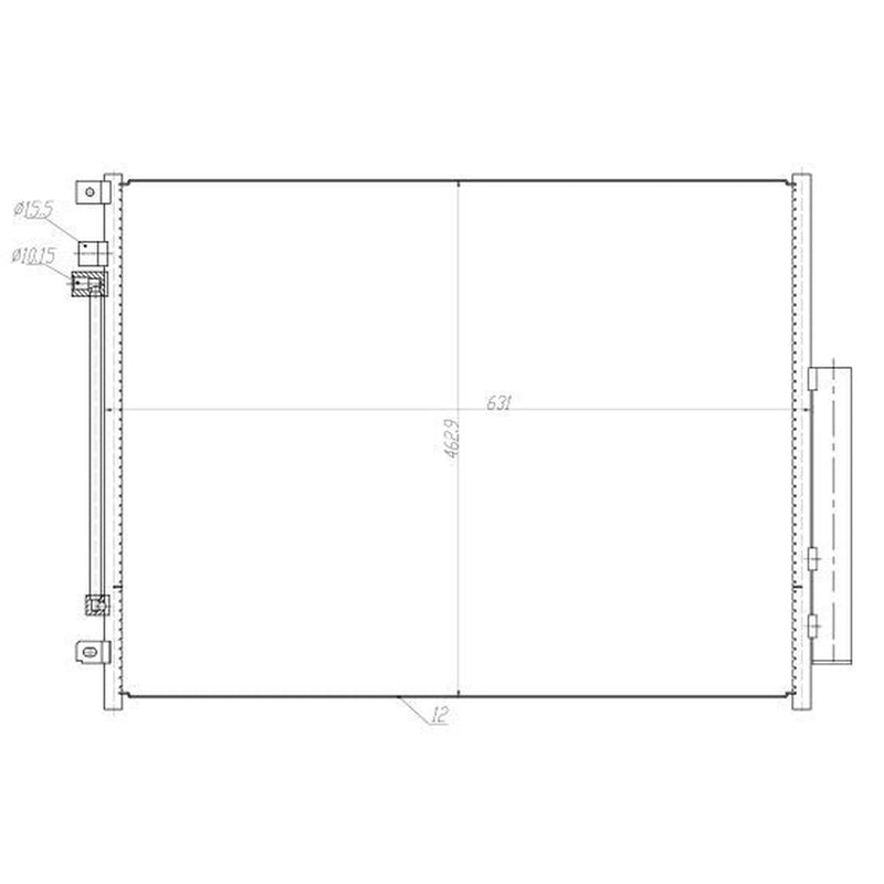 NRF Air Conditioning Condenser 350459