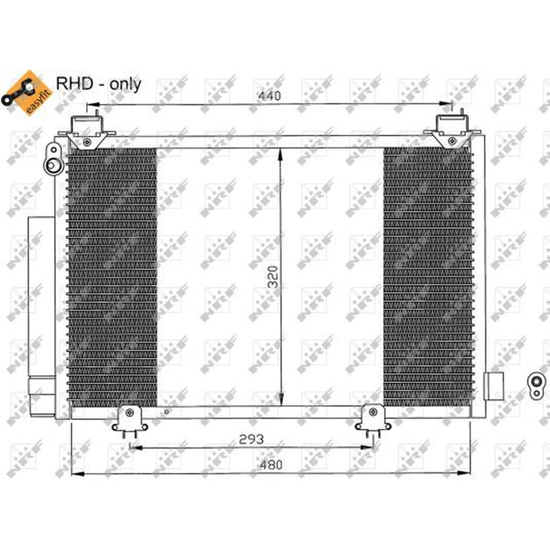 NRF Air Conditioning Condenser 35552