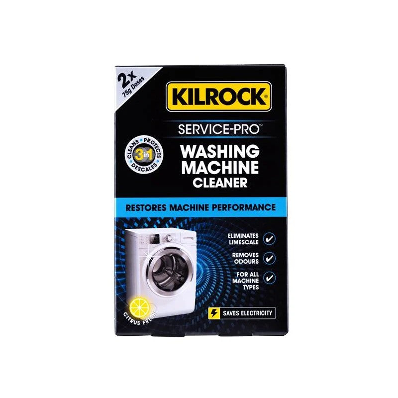 Kilrock Service Pro Washing Machine Descaler & Cleaner 2 x 75g - SERVICEPROWM