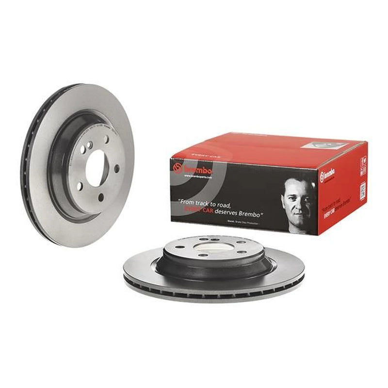 Brembo 2 x Internally Vented Rear Brake Discs 09.9738.11