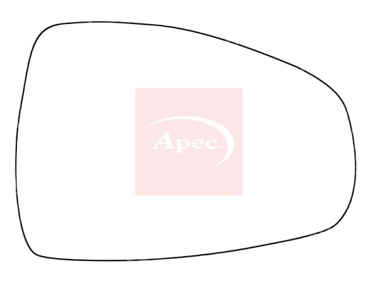 Apec Exterior Wing Mirror Glass Right