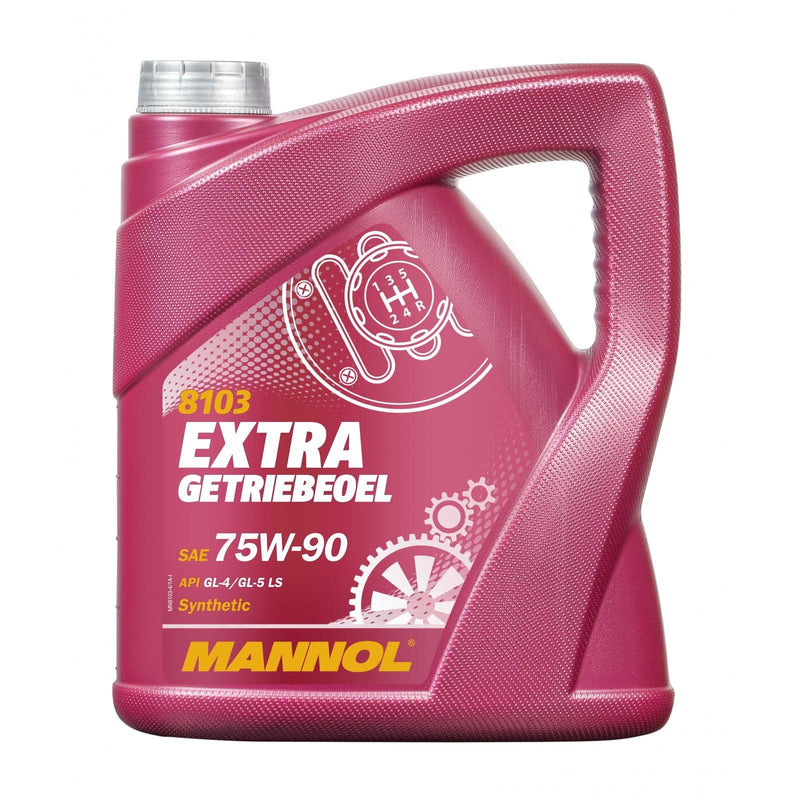 MANNOL 4L Extra Getriebeoel 75w90 Fully Synthetic Gear Oil GL-4 GL-5 LS - MN8103