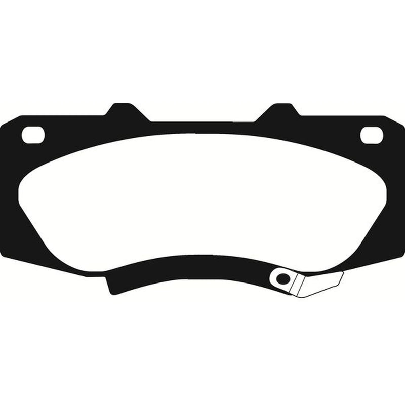 Abtex Front Brake Pad Set PLU4657