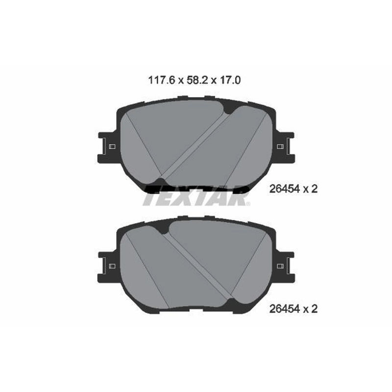 Textar Front Brake Pad Set 2645401