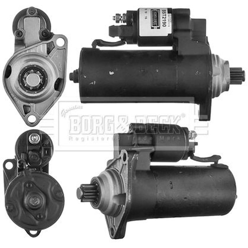 Borg & Beck Starter Motor 12V 1.8kW 9 Teeth BST2190