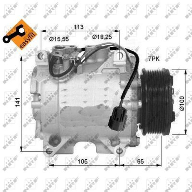 NRF Air Conditioning Compressor 32448