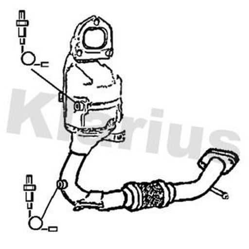 Klarius Catalyst Type Approved With Pipe 323713