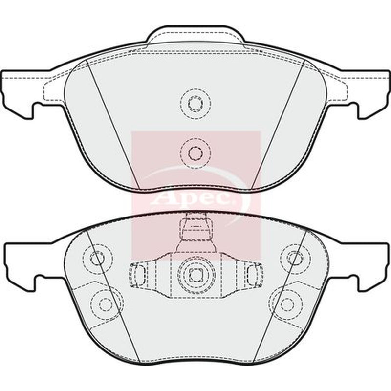Apec Front Brake Pad Set PAD1821