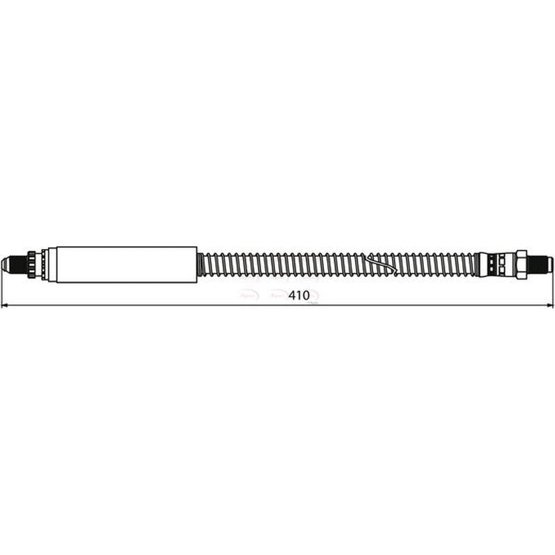 Apec Brake Hydraulic Hose Line Rear Right HOS3933