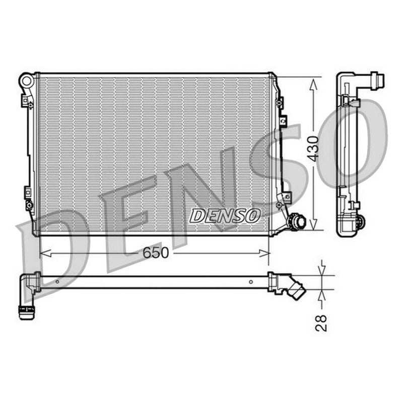 Denso Engine Radiator DRM32037