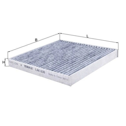 Mahle Cabin Air Filter (Pollen Filter) LAK 636