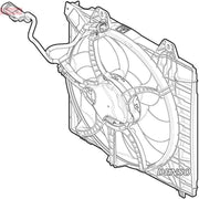 Denso Engine Cooling Fan DER21026