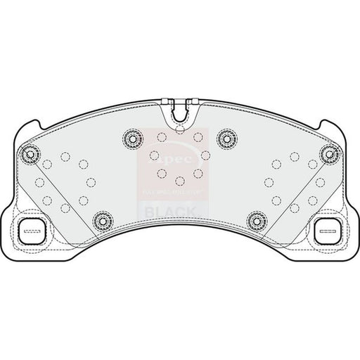 Apec Front Brake Pad Set PAD1670B