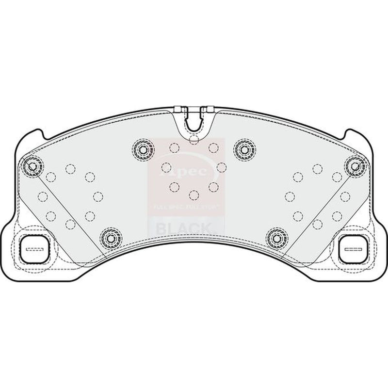 Apec Front Brake Pad Set PAD1670B