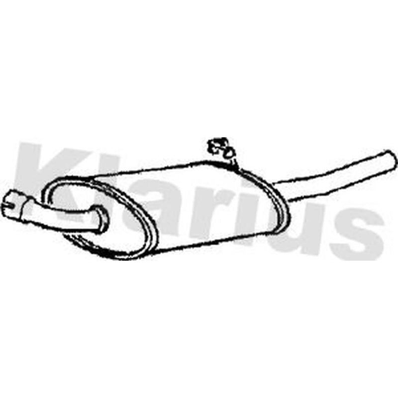 Klarius Box With Tail Pipe Rear FD764G