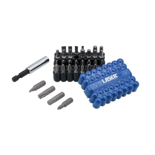 Laser Tools Power Bits Set, includes JIS 33pc - PL