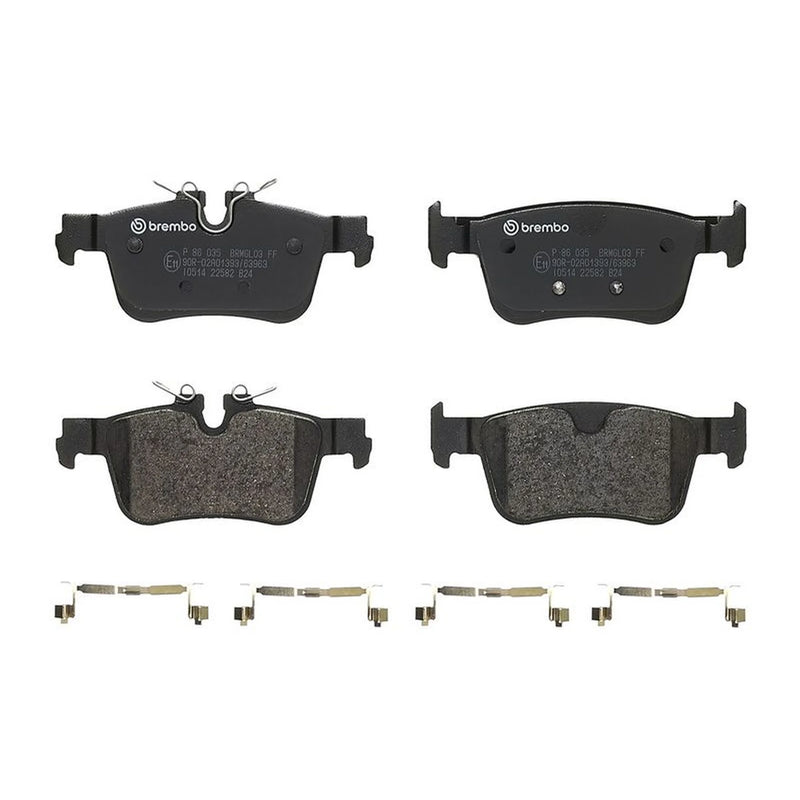 Brembo 4 x Rear Brake Pad Set P86035