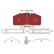 Textar Brake Pad Set 2917504