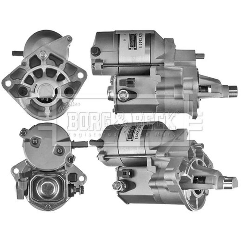 Borg & Beck Starter Motor 12V 1.4kW 11 Teeth BST2411