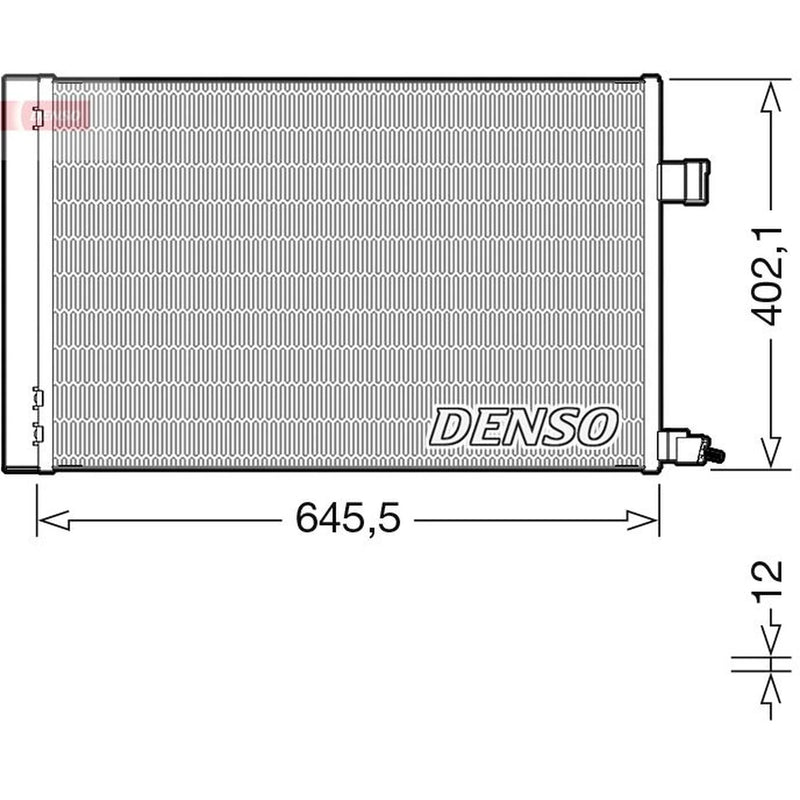 Denso Air Conditioning Condenser DCN11009