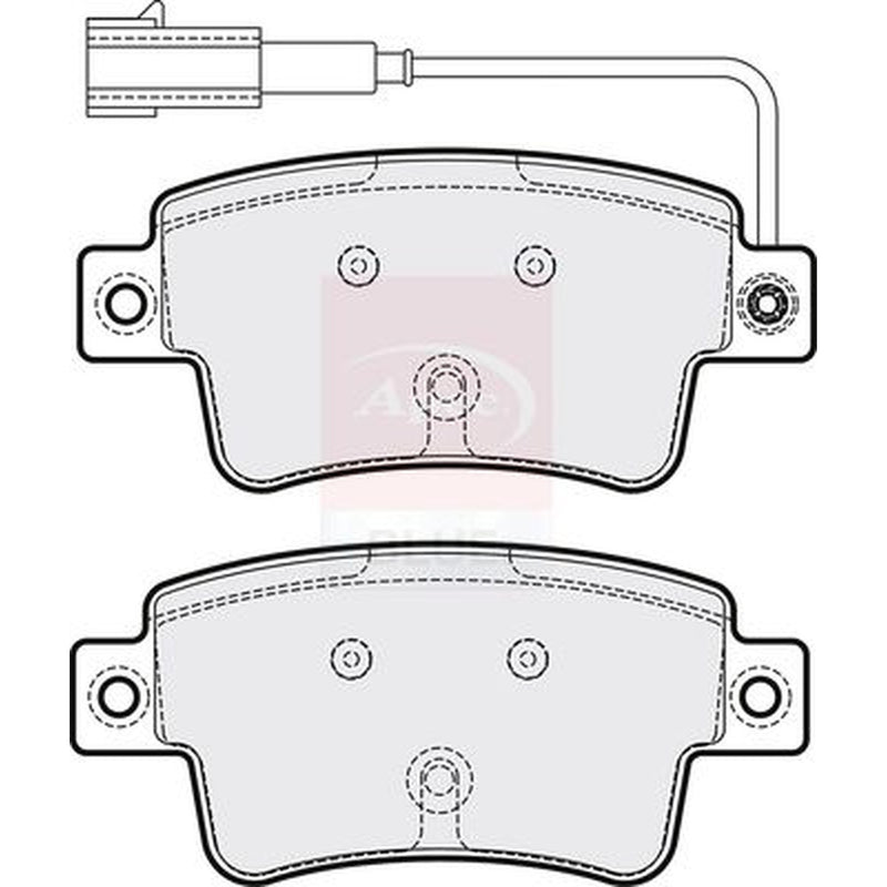 Apec Rear Brake Pad Set PD3270