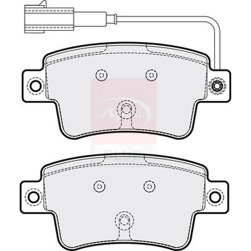 Apec Rear Brake Pad Set PD3270