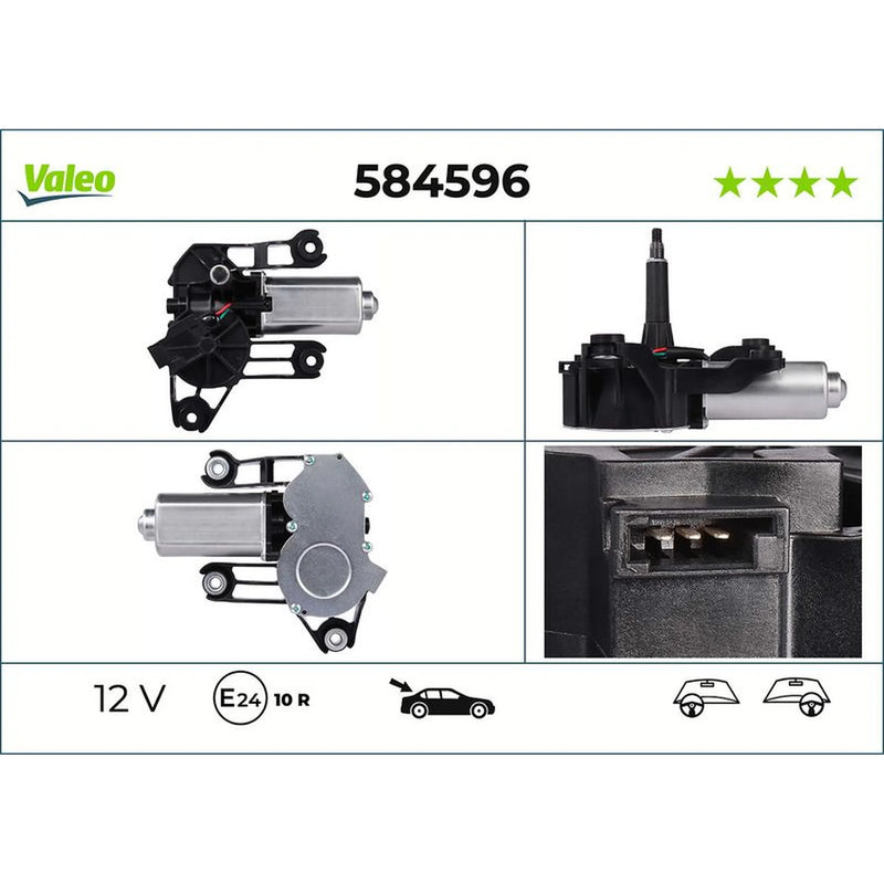 Valeo Front/Rear Wiper Motor Rear 584596