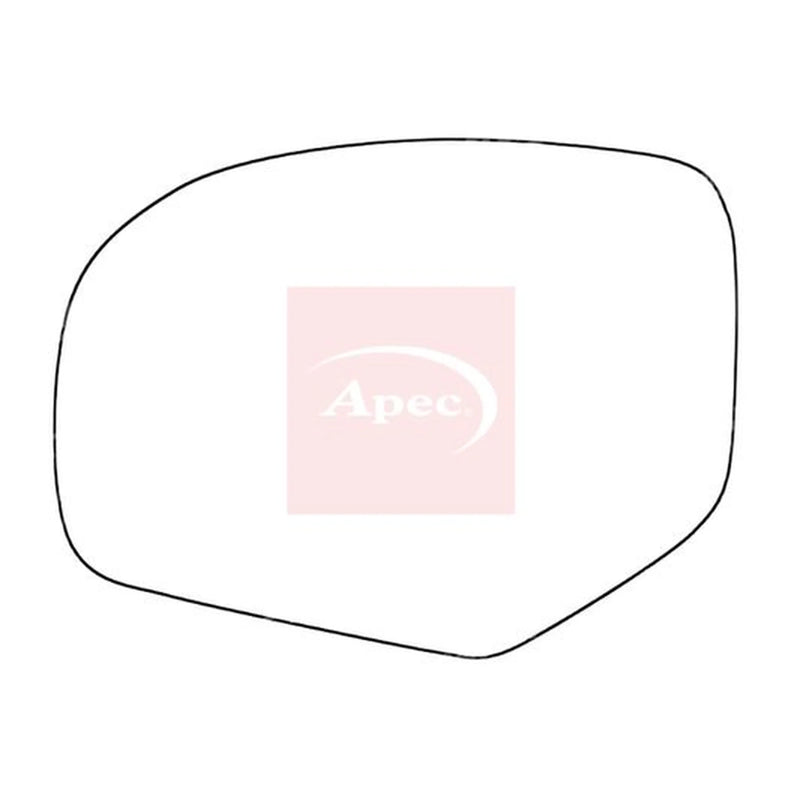 Apec Exterior Wing Mirror Glass Left AMS2713