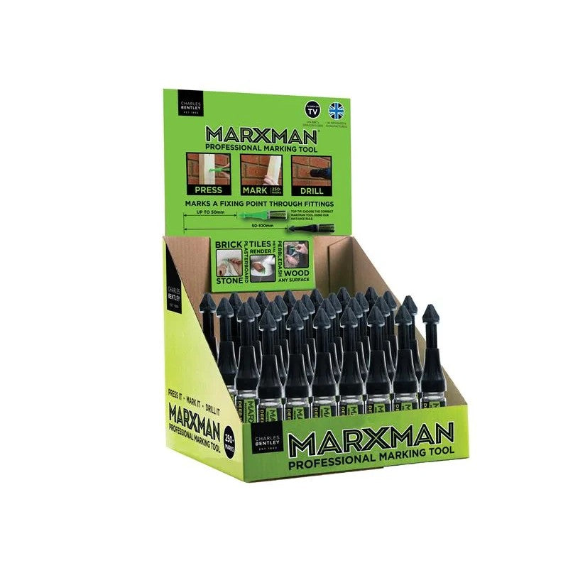 MarXman Deep Hole Professional Marking Tool (CDU of 30) - MARXMANCDU30/BK