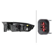 Hella Tail Light / Lamp W16W Left 2SK 012 379-491